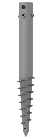Винтовая свая. Грунт ГФ-021 - СВМ-N 89 (3) - 800