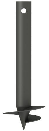Винтовая свая толстостенная - СВС (т) 114/300(6)-4500